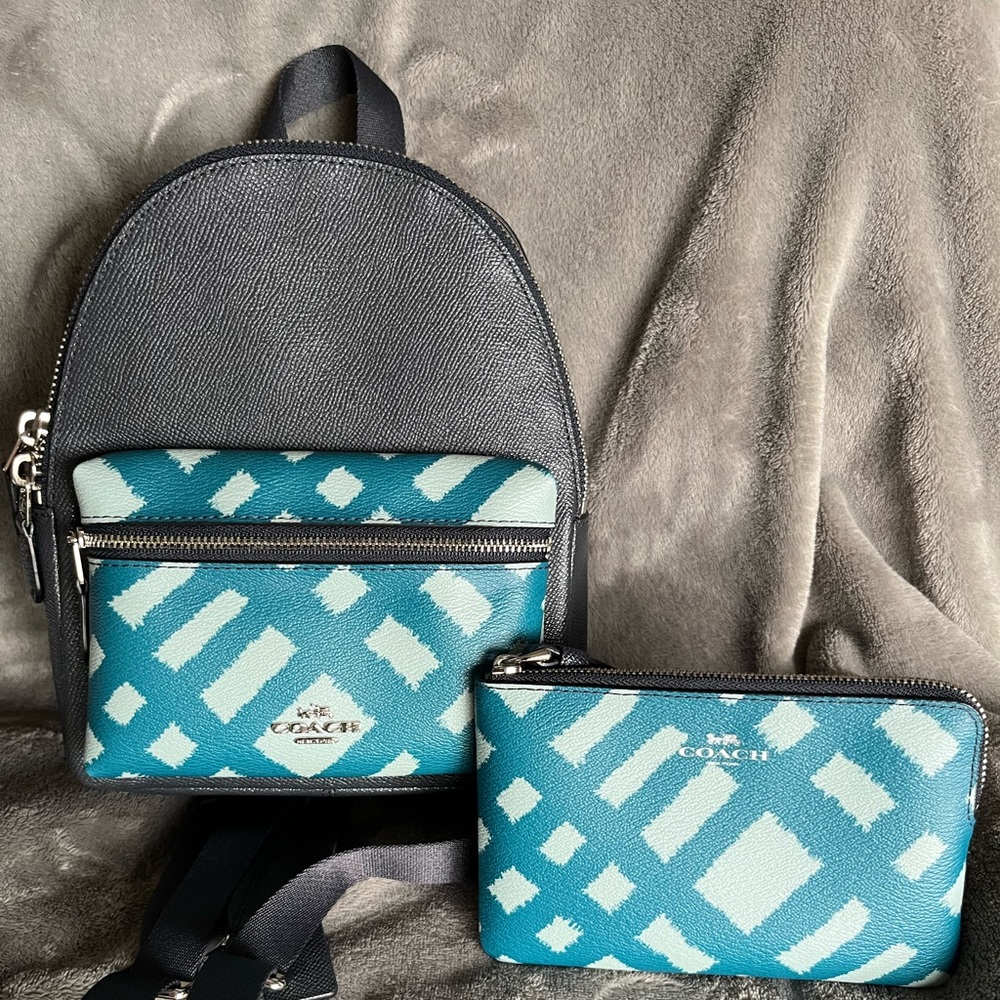 Coach Mini Backpack and Wallet set
